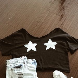 Customized crop (can be worn normal too)